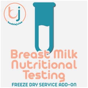 Breast Milk Macro Nutritional Testing freeze dry service add-on