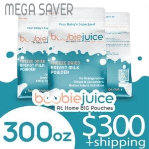 Freeze Dry Breast Milk 300oz HOME Pouch Shipping Kit