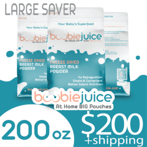 Freeze Dry Breast Milk 200oz HOME Pouch Shipping Kit