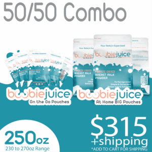Freeze Dry Breast Milk 250oz 50/50 (GO/HOME) MIX Shipping Kit