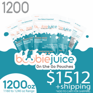 Freeze Dry Breast Milk 1200oz On the GO Pouch Shipping Kit