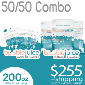 Freeze Dry Breast Milk 200oz 50/50 (GO/HOME) MIX Shipping Kit