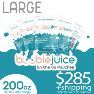 Freeze Dry Breast Milk 200oz On the GO Pouch Shipping Kit