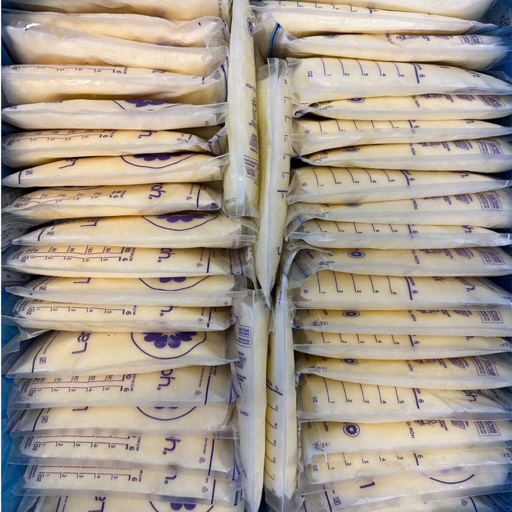 1000oz frozen breast milk shipping box